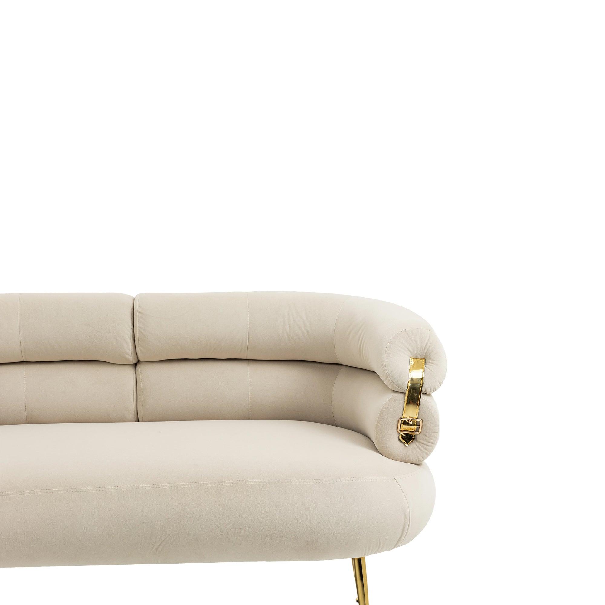 Accent Chair, leisure chair with Golden feet LamCham