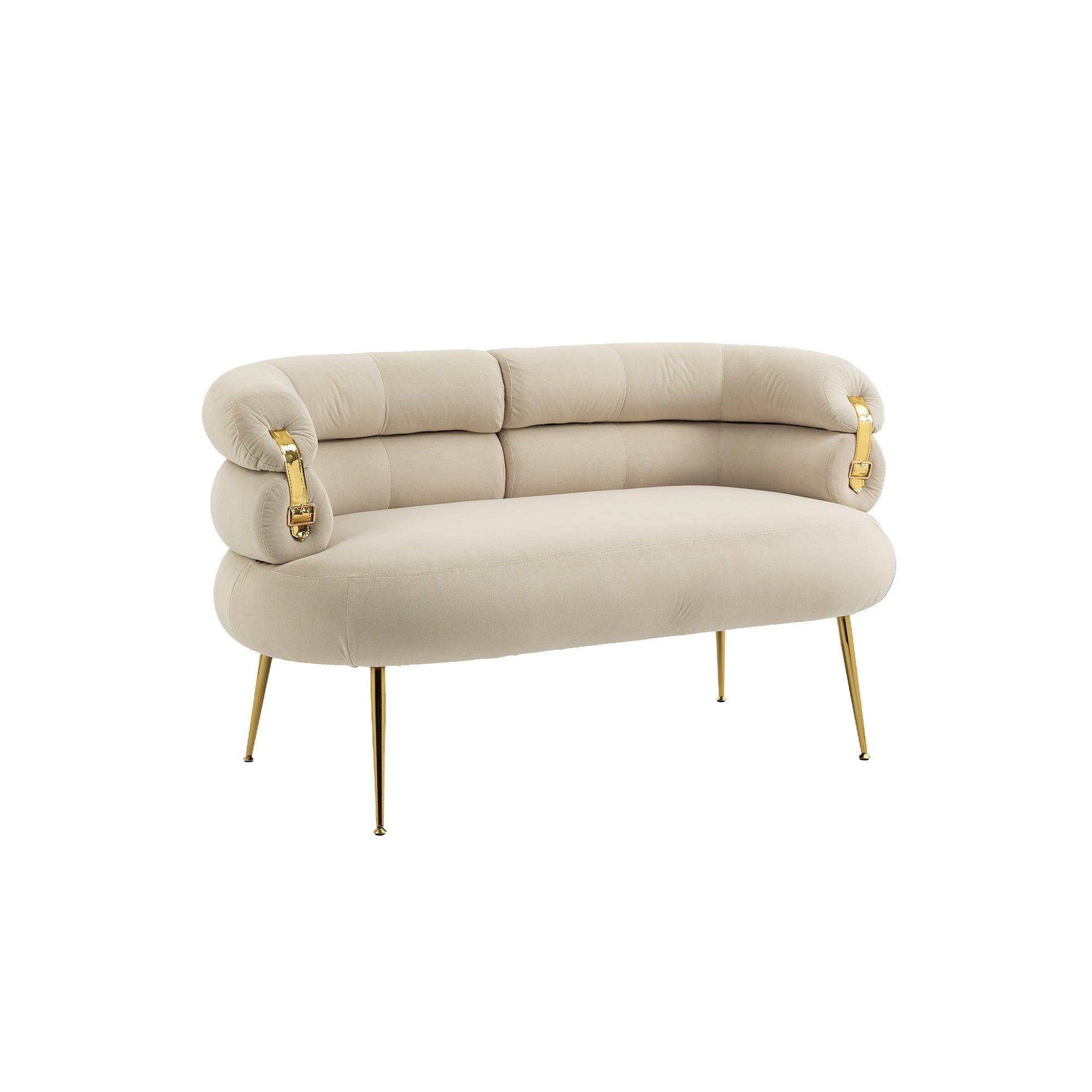 Accent Chair, leisure chair with Golden feet LamCham