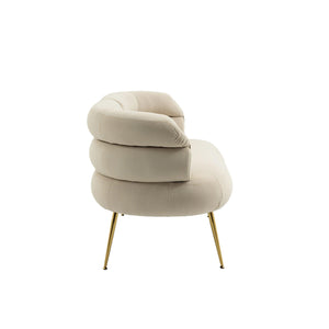 Accent Chair, leisure chair with Golden feet LamCham