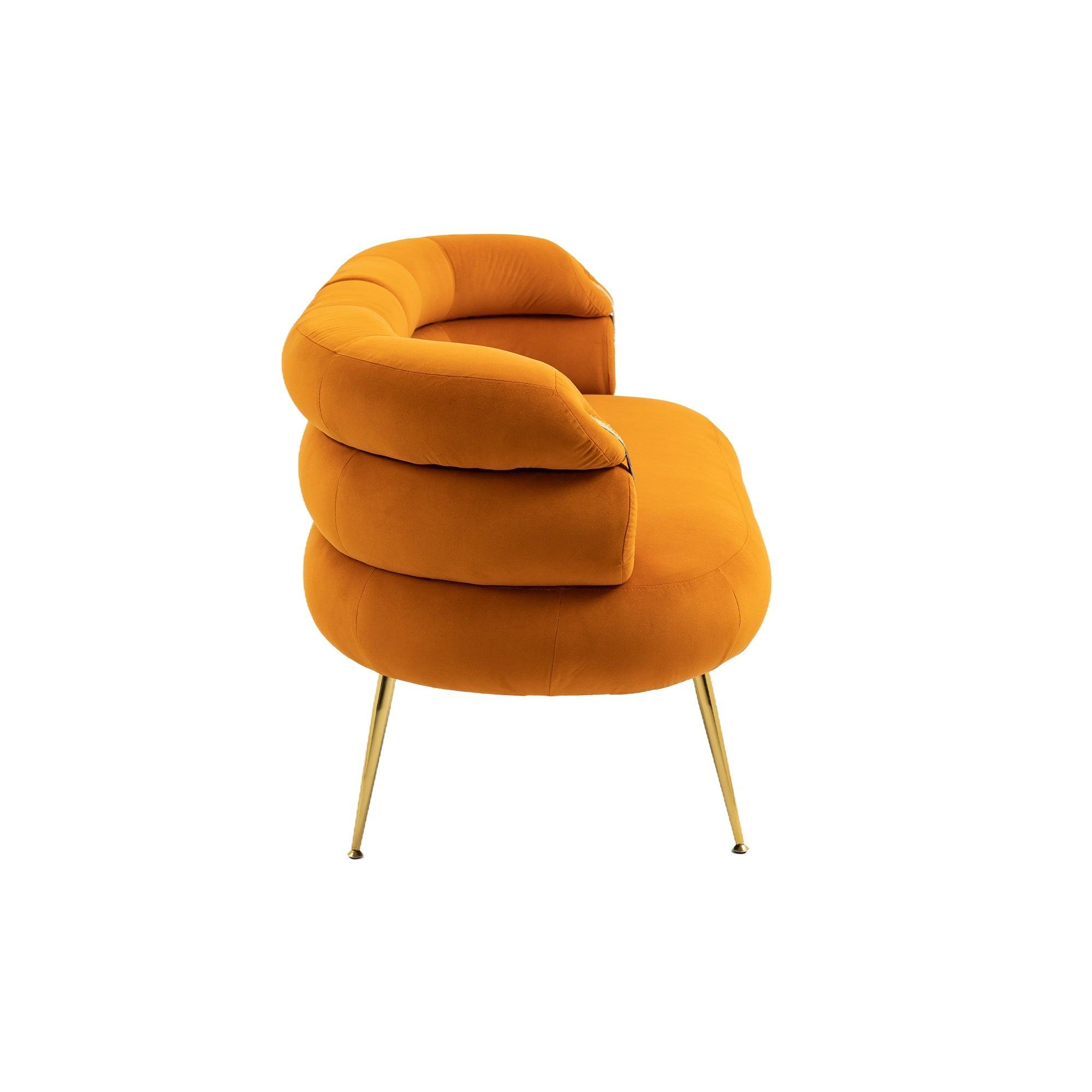 Accent Chair, leisure chair with Golden feet LamCham