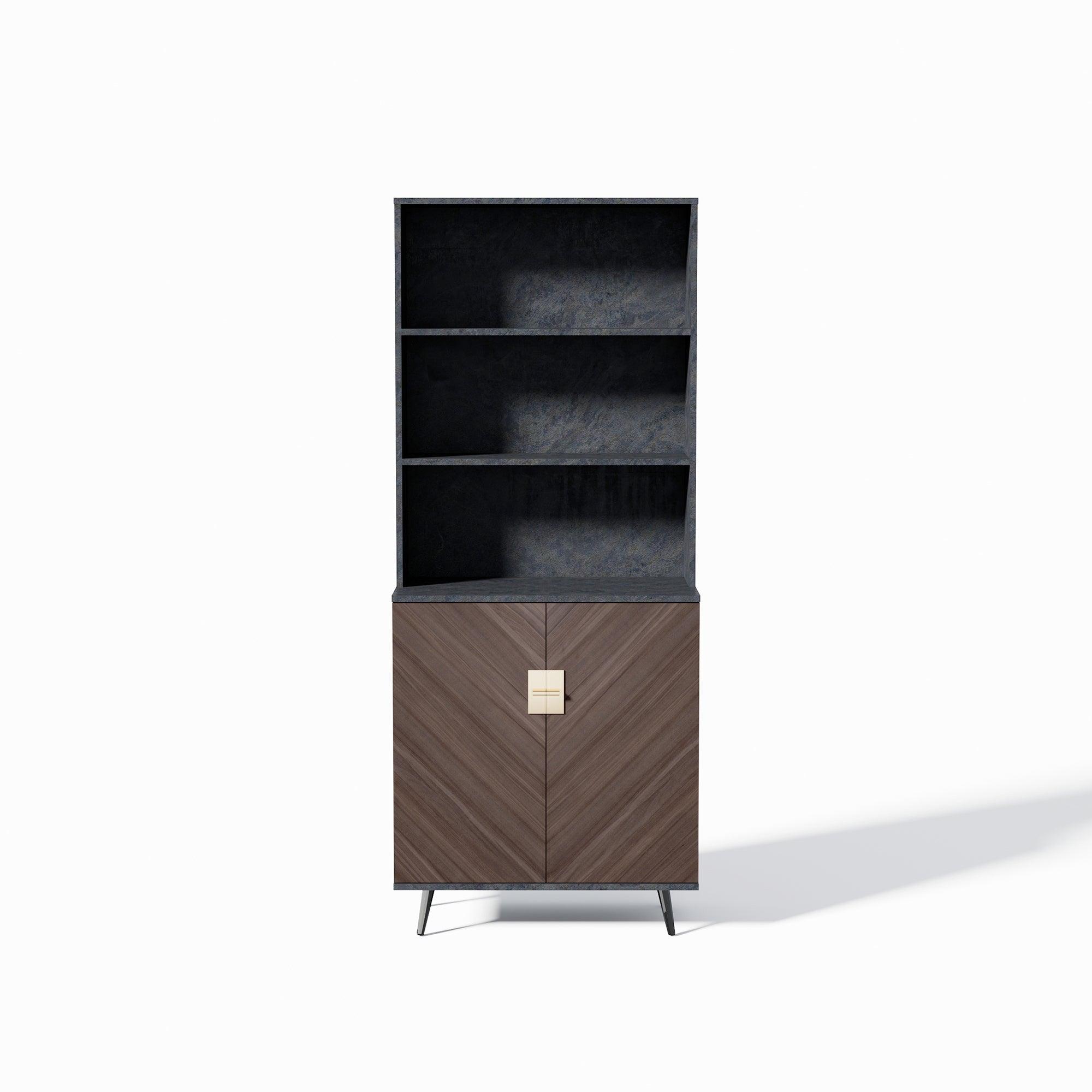 Accent Storage Cabinet with Doors, Bar Cabinet Buffet Cabinet with Storage for Living Room, Hallway, Kitchen LamCham