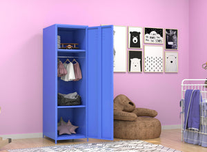 Blue  Steel storage cabinet  one door LamCham