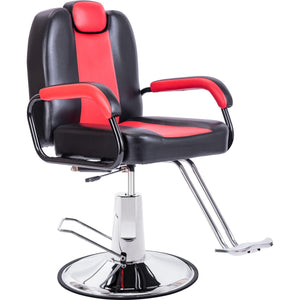 Deluxe Reclining Barber Chair with Heavy-Duty Pump for Beauty Salon Tatoo Spa Equipment LamCham