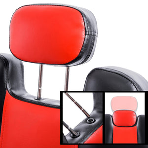 Deluxe Reclining Barber Chair with Heavy-Duty Pump for Beauty Salon Tatoo Spa Equipment LamCham