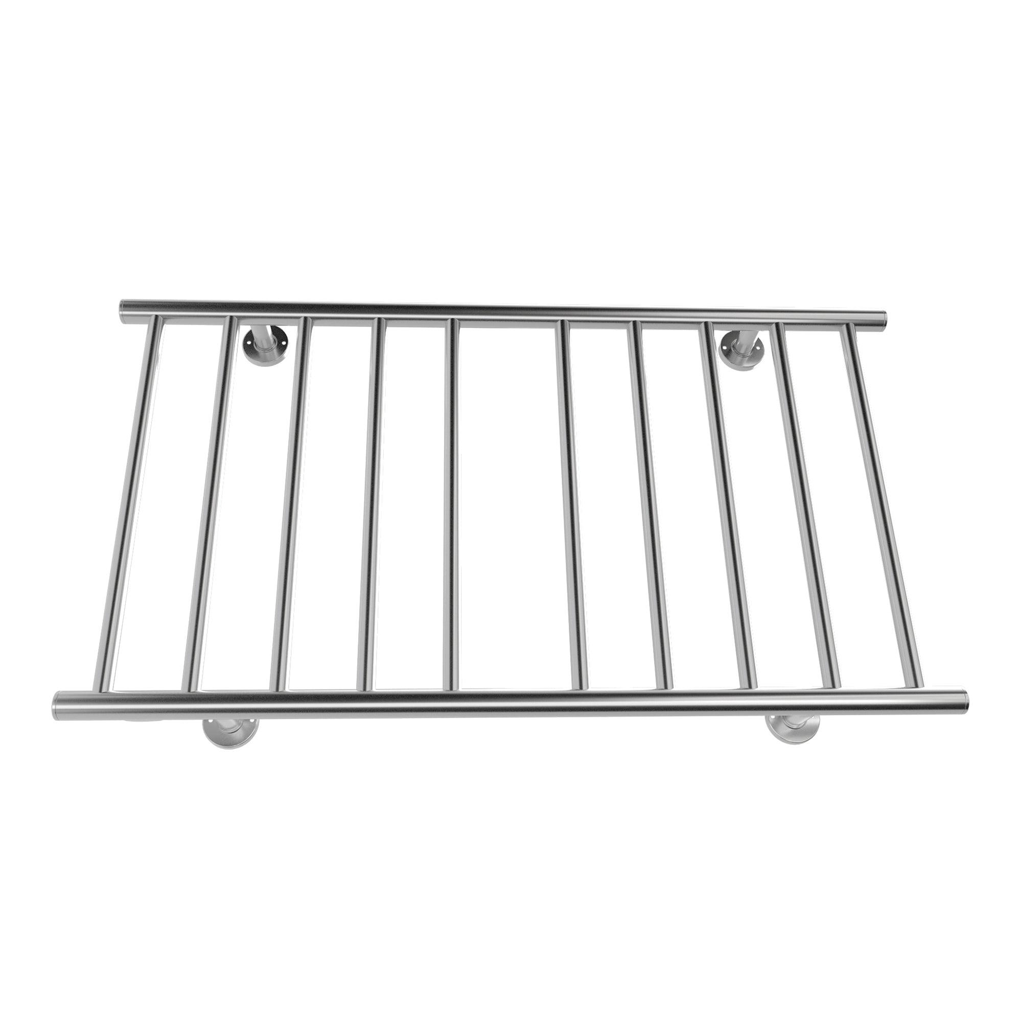 Electric Heated Towel Rack for Bathroom, Wall Mounted Towel Warmer, 10 Stainless Steel Bars Drying Rack