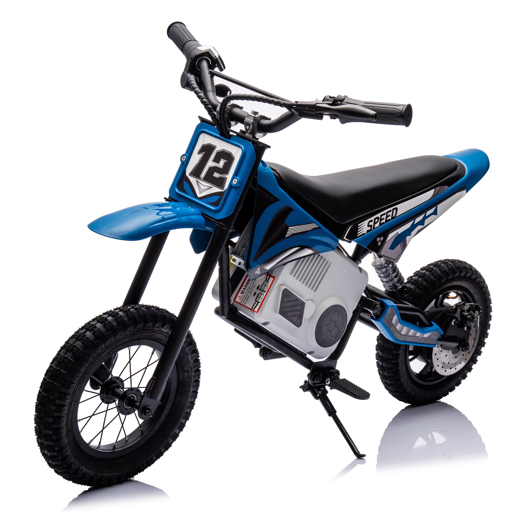 36V Electric Mini Dirt Motorcycle for Kids, 350W Xxxl Motorcycle, Stepless Variable Speed Drive, Disc Brake, No Chain, Steady Acceleration, Horn, Power Display, Rate Display, 176 Pounds for 50M Or More, Age14+