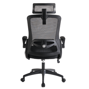 Ergonomic Office Desk Chair, Mesh High Back Computer Chair with Adjustable 3D Headrest & Lumbar Support & Flip-Up Arms Executive/Home/Study/Work Office Desk Chairs with Wheels