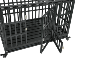 Heavy Duty Dog Cage  Pet Crate With Roof