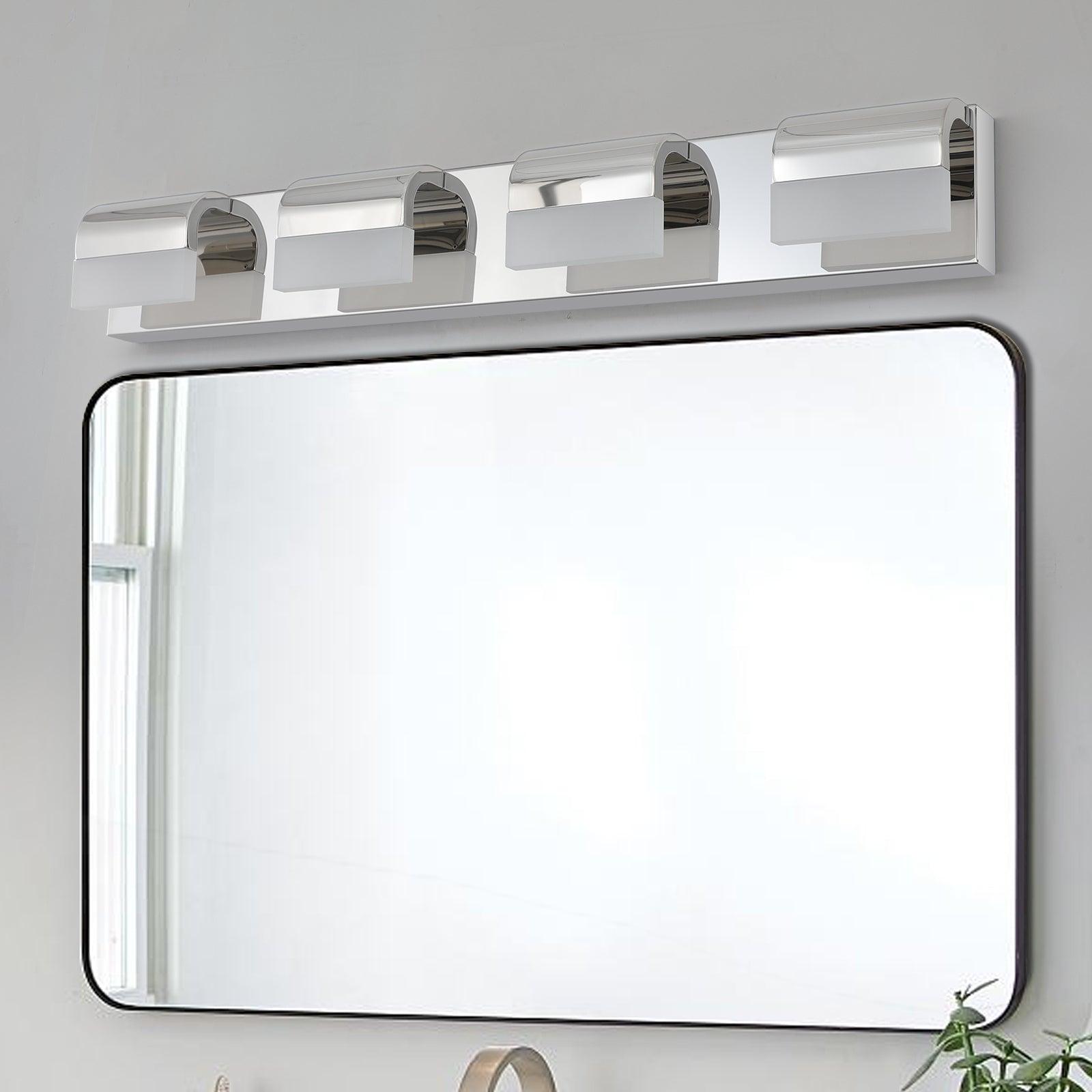 🆓🚛 Modern Bathroom Vanity Lighting 4-Light Led Vanity Lights Over Mirror Bath Wall Lighting