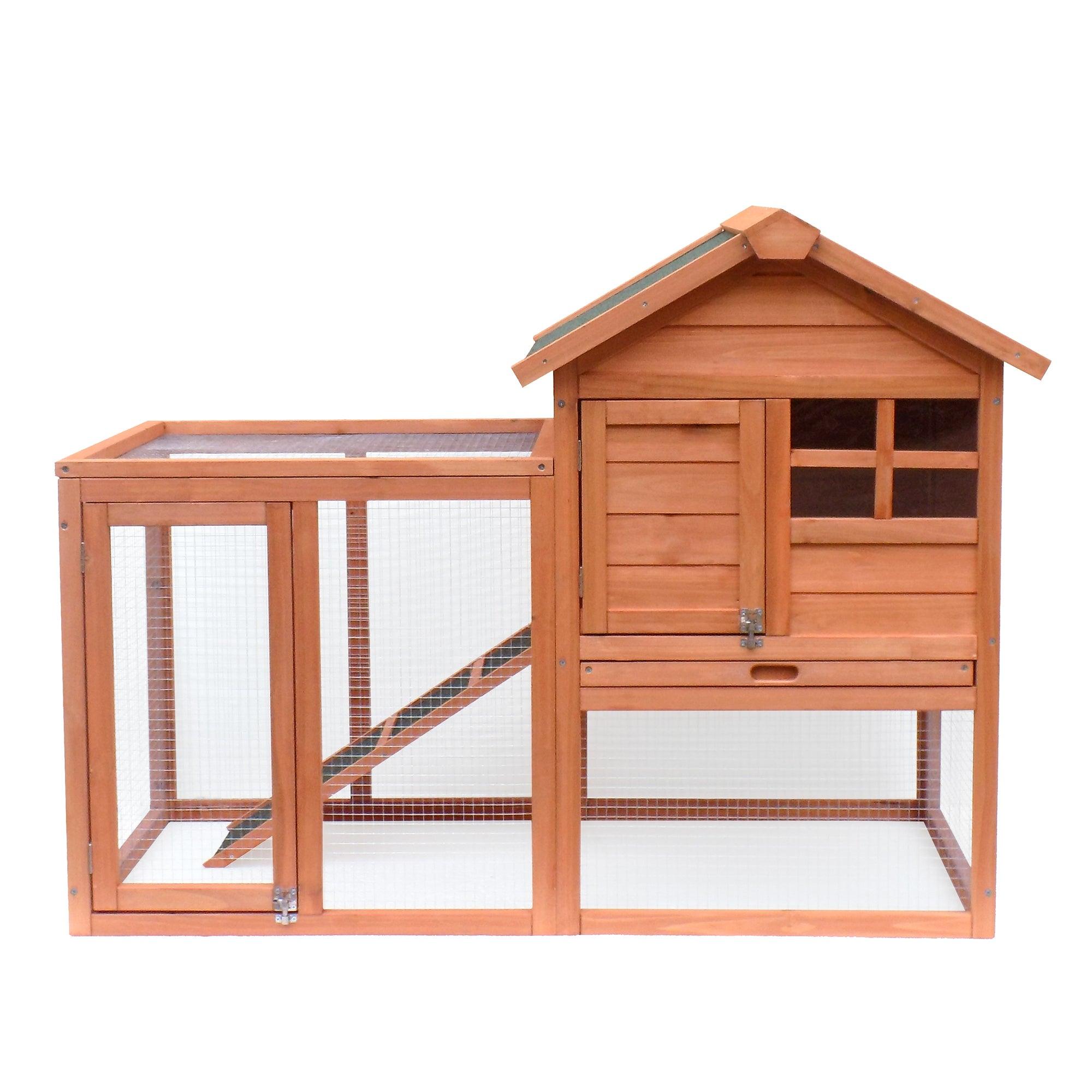 Easily-Assembled Wooden Rabbit House Chicken Coop Kennels