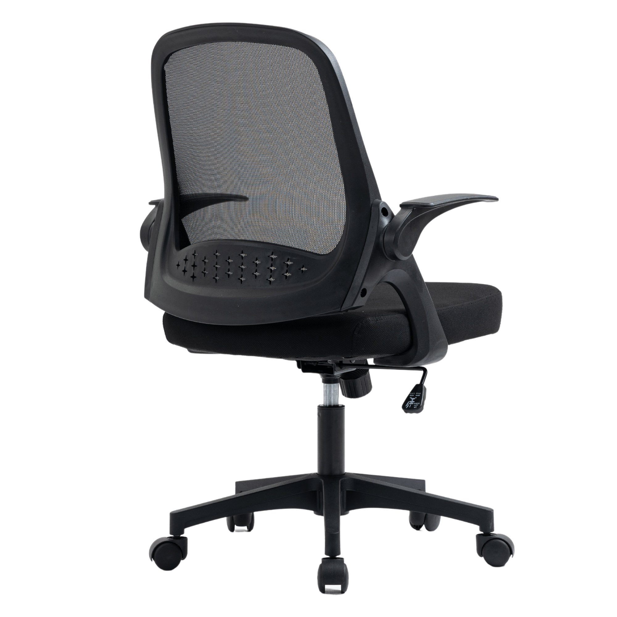 Ergonomic Office Chair Adjustable Height Computer Chair Breathable Mesh Home Office Desk Chairs with Wheels Executive Rolling Swivel Chair with Flip-Up Arms and Lumbar Support for Home/Study/Working