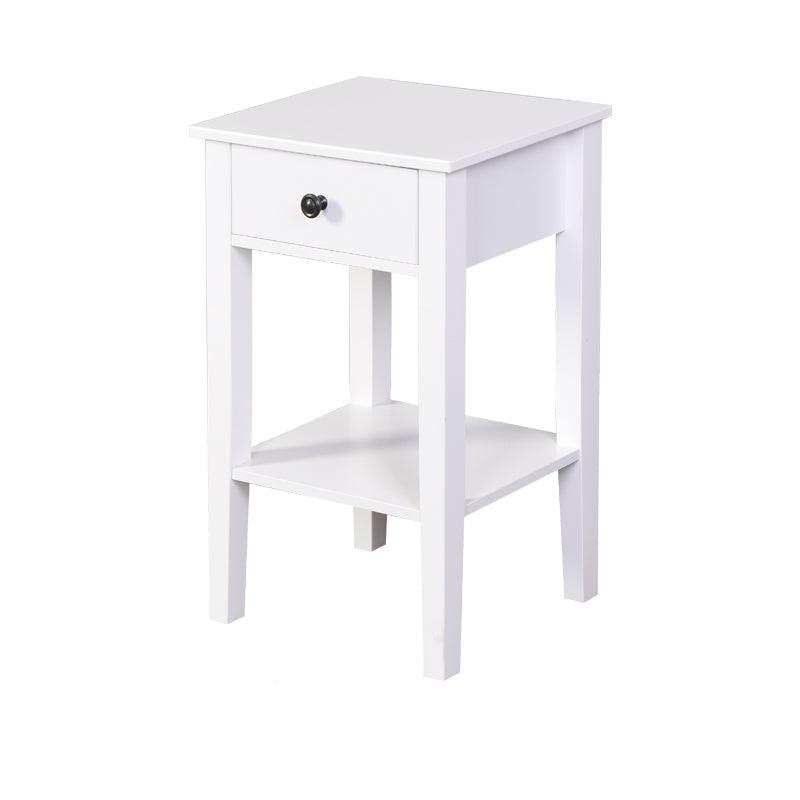 🆓🚛 White Bathroom Floor-Standing Storage Table With a Drawer