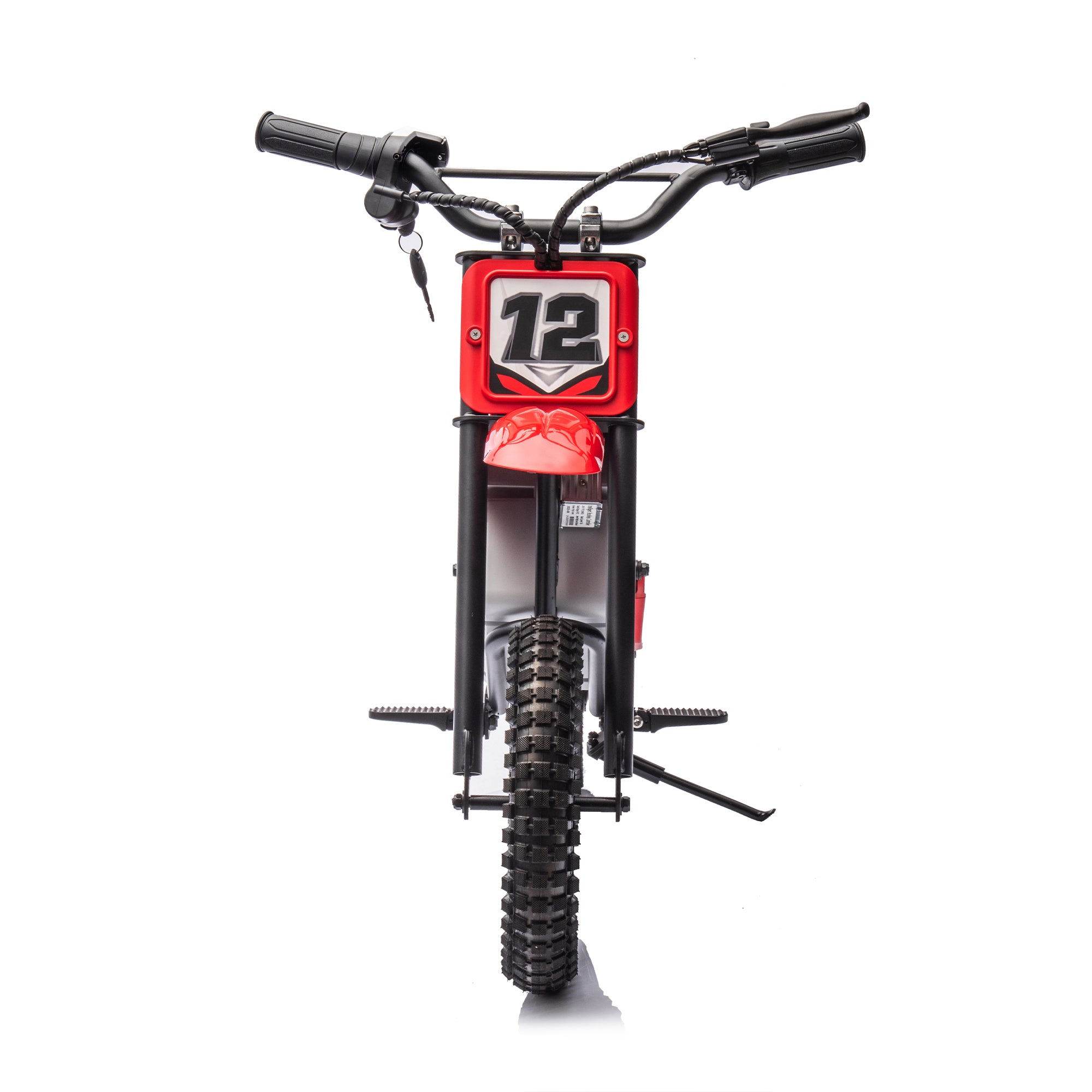 🆓🚛 36V Electric Mini Dirt Motorcycle for Kids, 350W Xxxl Motorcycle, Stepless Variable Speed Drive, Disc Brake, No Chain, Steady Acceleration, Horn, Power Display, Rate Display, 176 Pounds for 50M Or More, Age 14+, Red