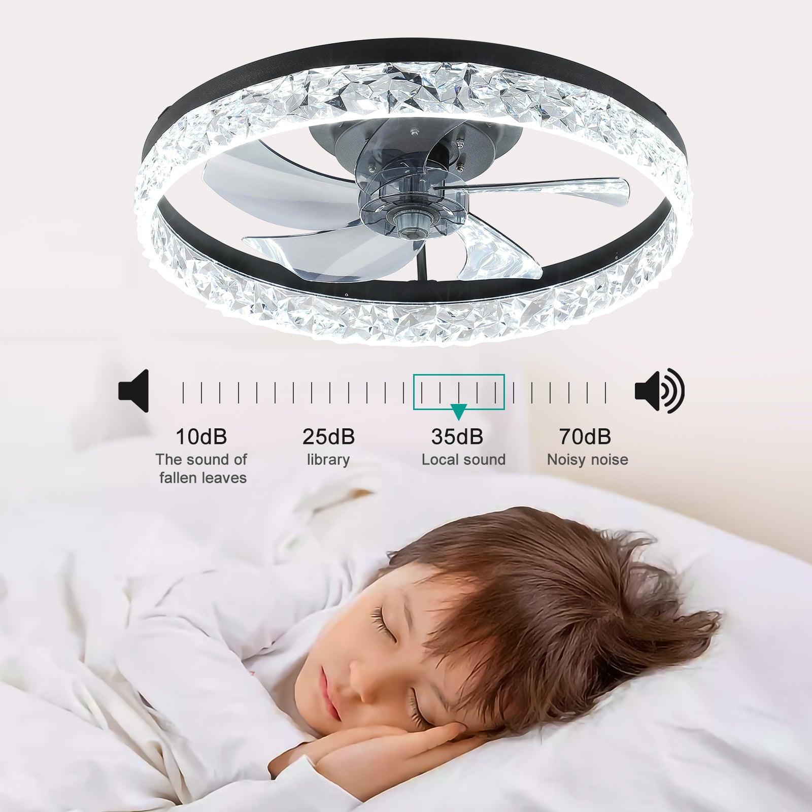 🆓🚛 Ceiling Fan With Lights Dimmable Led