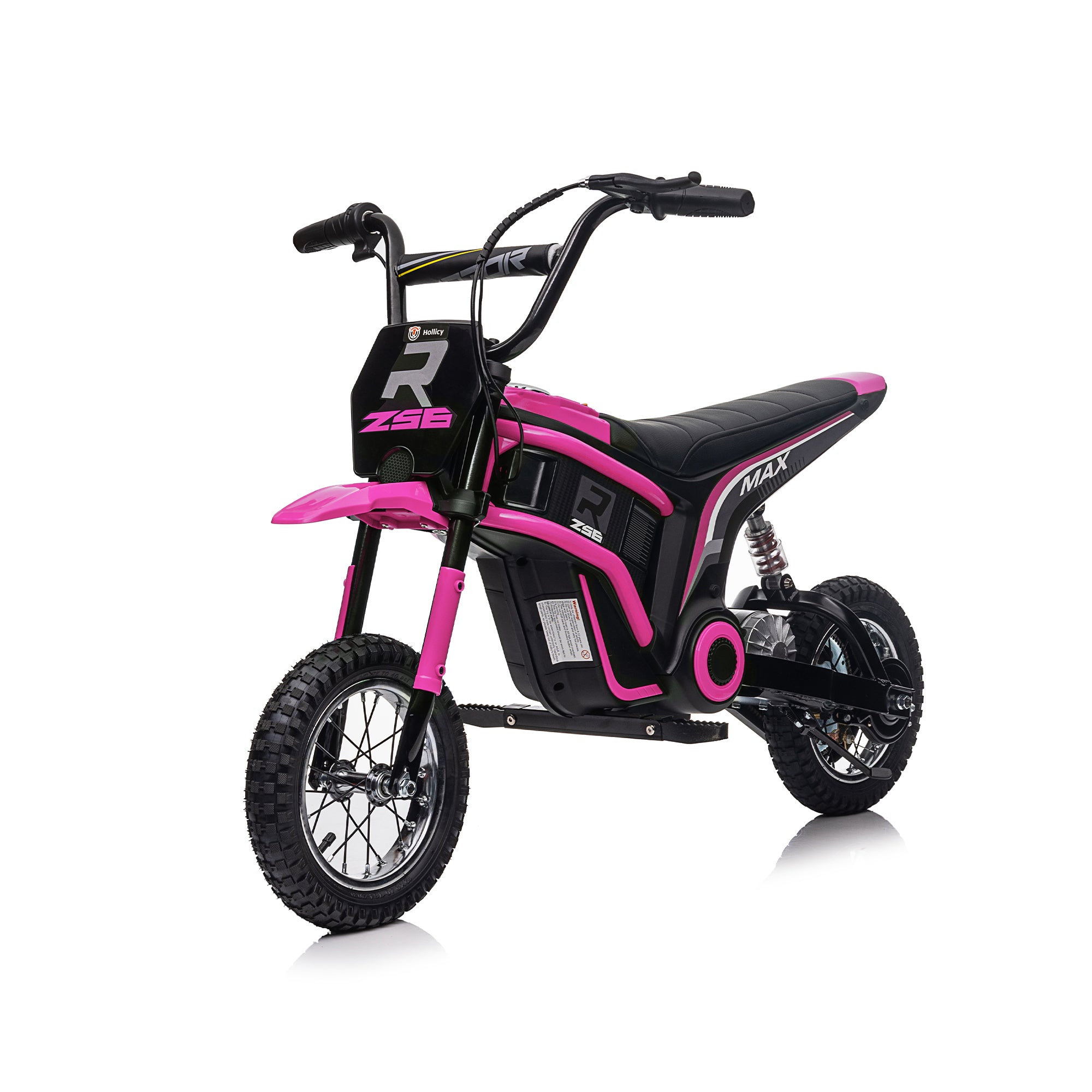 24V14Ah Kids Ride On 24V Electric Toy Motocross Motorcycle Dirt Bike-Xxl Large, Speeds Up To 14.29Mph, Dual Suspension, Hand-Operated Dual Brakes, Twist Grip Throttle, Authentic Motocross Bike Geometry