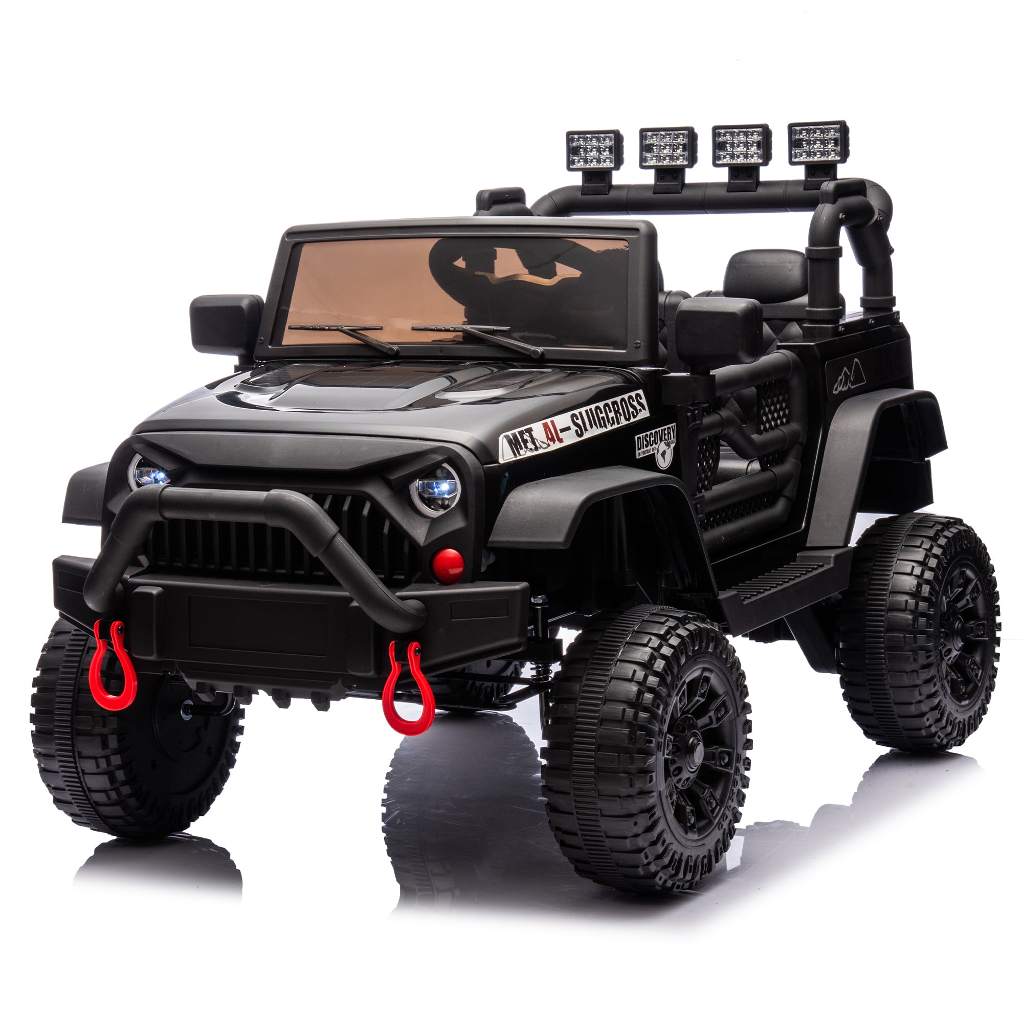 24V Kids Ride On Car W/Parents Remote Control, 400W Motor, Four Wheel Suspension, Adjustable Speed, Usb, Mp3, Music, Bluetooth, Large Display Screen, Power Display, Portable Handle, Safety Belt for Kids Aged 3+.