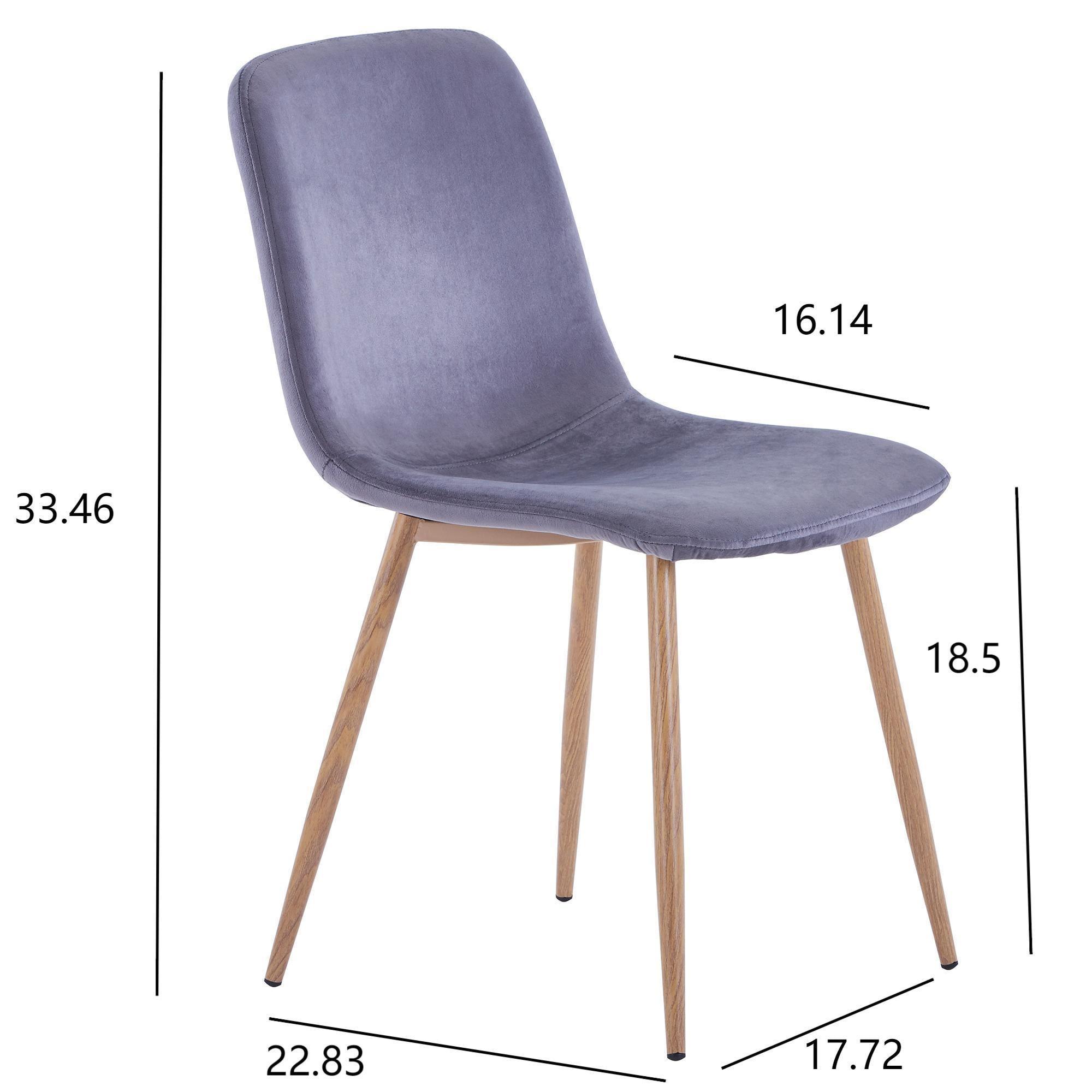 Dining Chair 4PCS（BLUE），Modern style，New technology.Suitable for restaurants, cafes, taverns, offices, living rooms, reception rooms.