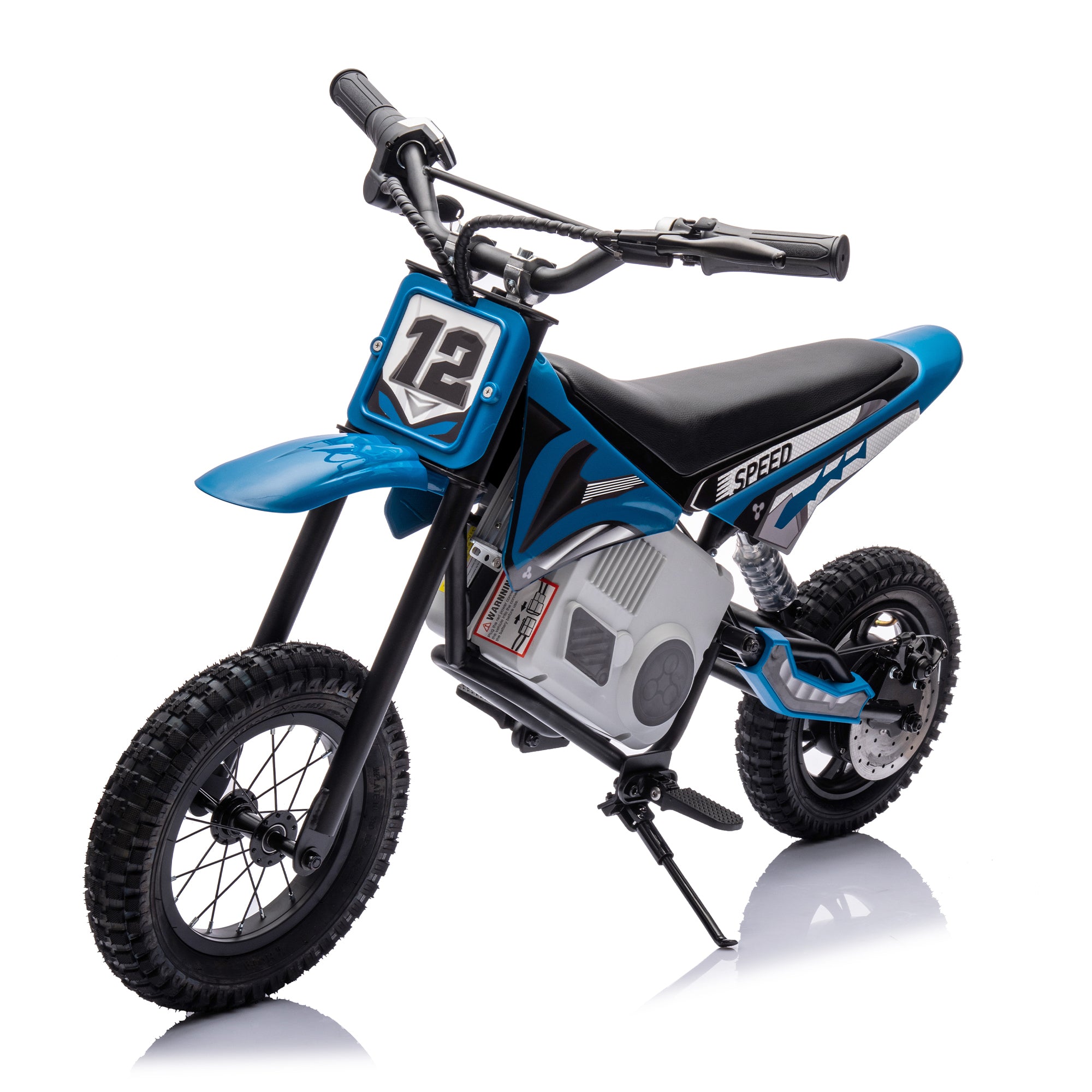 36V Electric Mini Dirt Motorcycle for Kids, 350W Xxxl Motorcycle, Stepless Variable Speed Drive, Disc Brake, No Chain, Steady Acceleration, Horn, Power Display, Rate Display, 176 Pounds for 50M Or More, Age14+