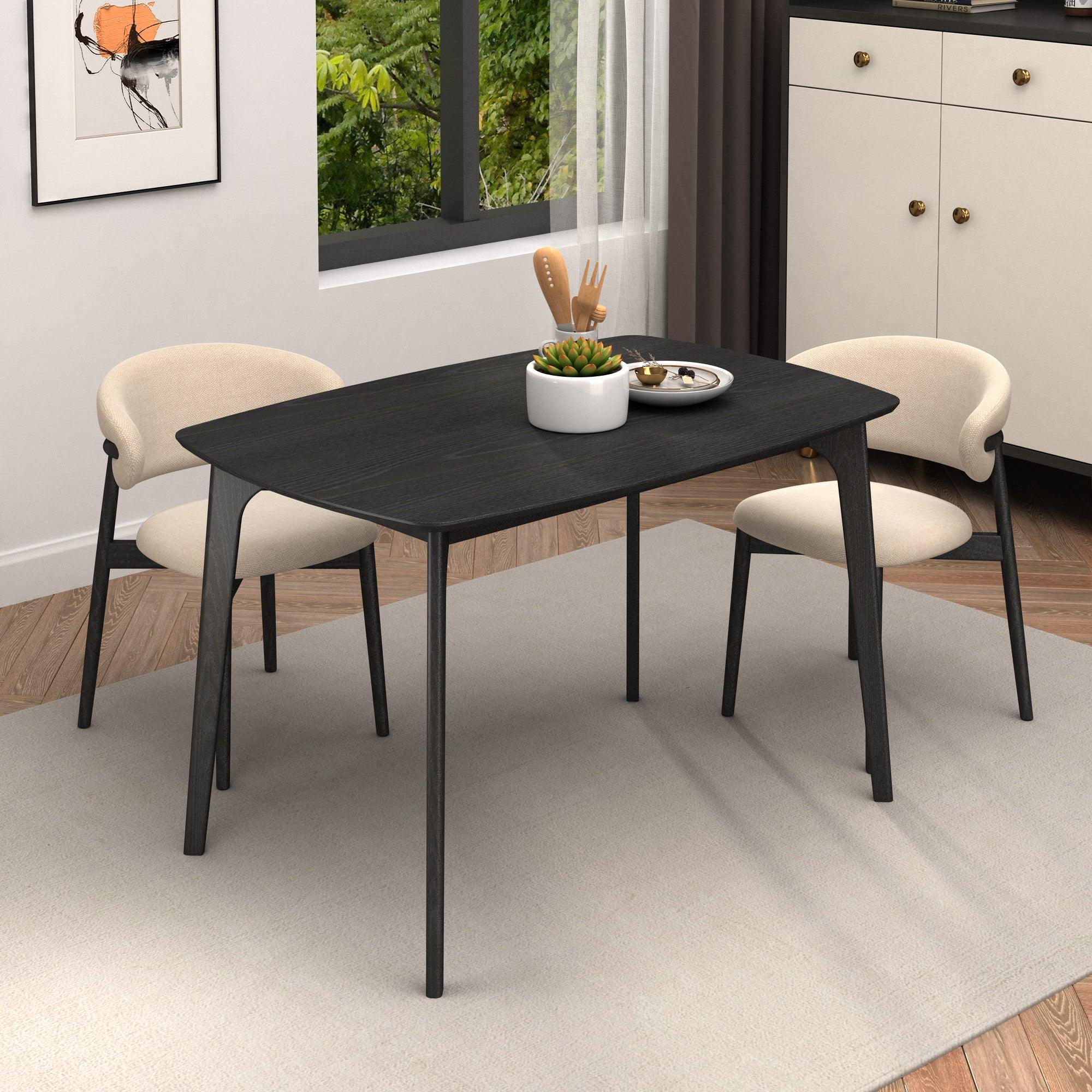 🆓🚛 Solid Wood Dining Table - Timeless Elegance for Your Dining Space