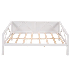 Full Size Daybed, Wood Slat Support, White