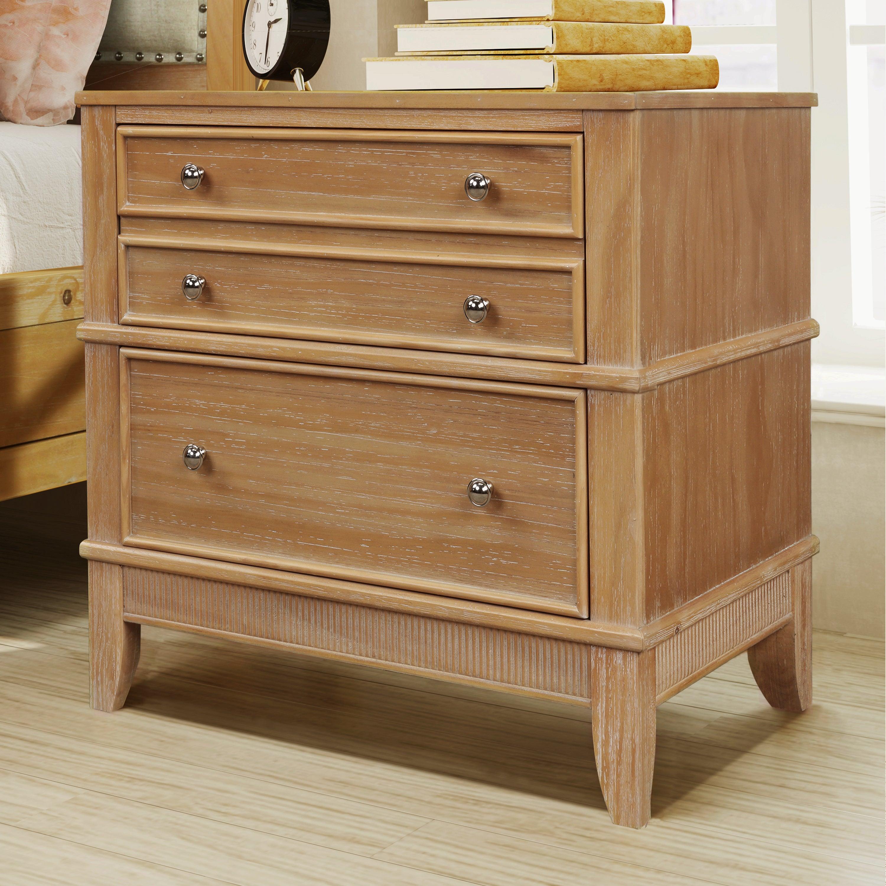 🆓🚛 Hazel 3-Drawer Hazel 3-Drawer Side Table for Living Room, Hallway, Entryway