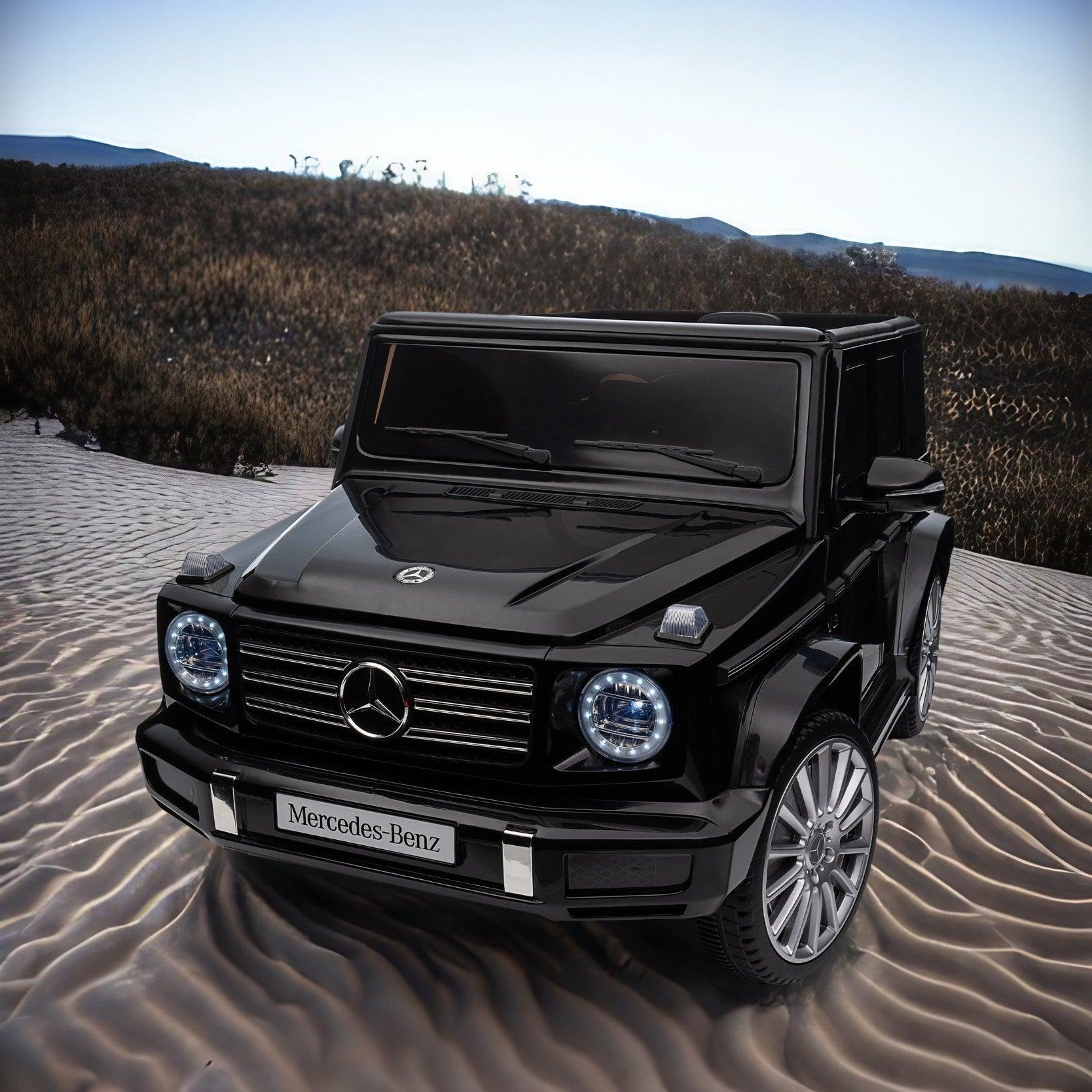 🆓🚛 Licensed Mercedes-Benz G500, 24V Kids Ride On Toy 2.4G W/Parents Remote Control, Electric Car for Kids, Three Speed Adjustable, Power Display, Usb, Mp3, Bluetooth, Led Light, Three-Point Safety Belt