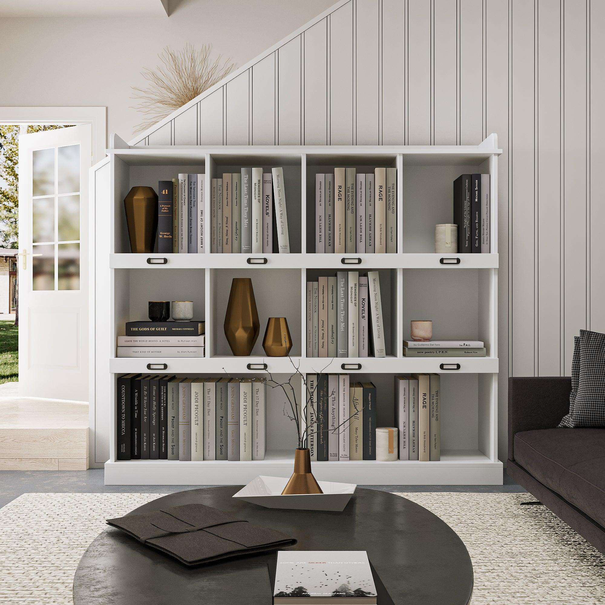 🆓🚛 10-Shelf Freestanding Bookcase