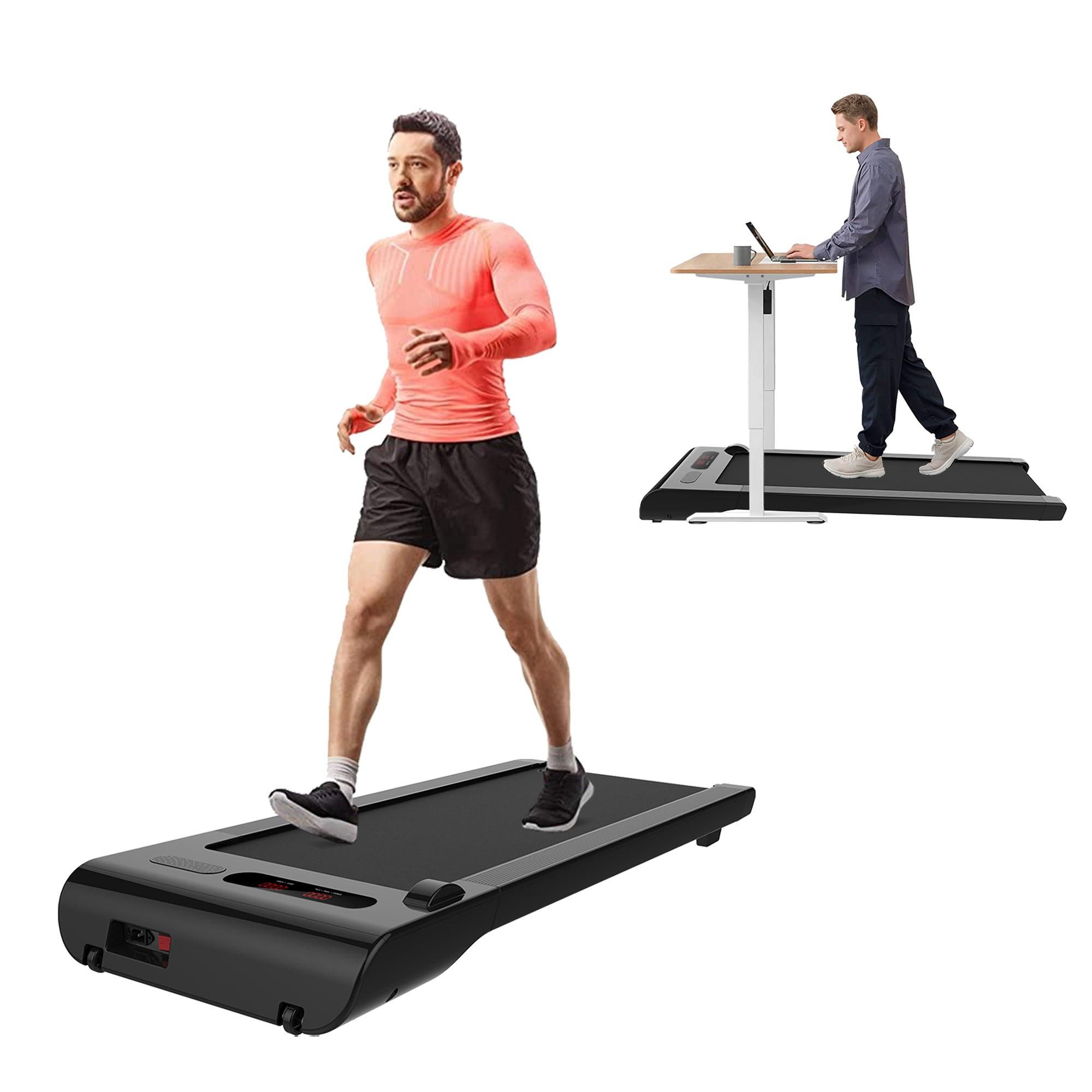 🆓🚛 Walking Pad Treadmill Under Desk-Under Desk Treadmill for Office Home, 2 in 1 Desk Treadmill Space Saving With Treadmill Mat, Remote Control, Led Display.