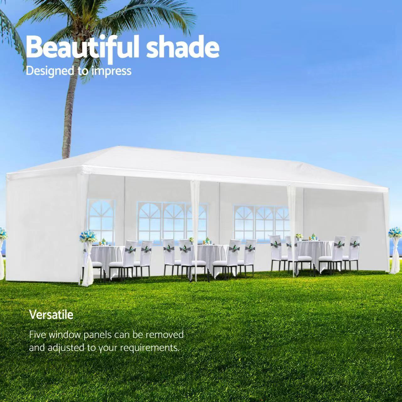 🆓🚛 10X30' Wedding Party Canopy Tent Outdoor Gazebo With 5 Removable Sidewalls