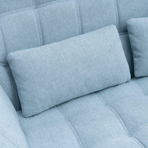 50 " Width Loveseat Sofa - Ergonomic With Pillow