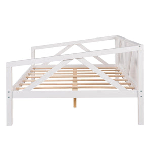 Full Size Daybed, Wood Slat Support, White