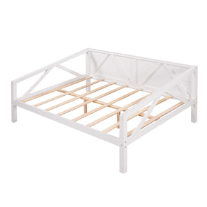 Full Size Daybed, Wood Slat Support, White