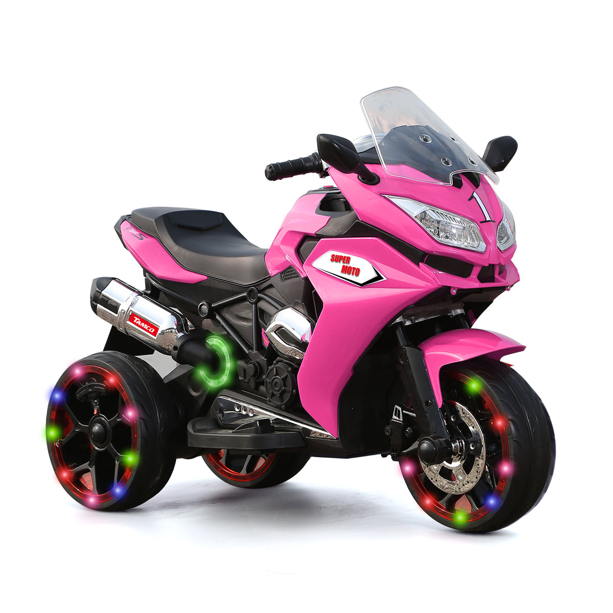 Tamco 12V Kids Electric Motorcycle/ Ride On Motorcycle, Girls Motorcycle, Children Battery Motor Bikes Rechargeable 3 Wheels Ride On Kids Electric Motorcycle With Light Wheels /Electric Ride On Car