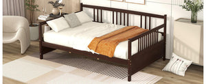 Full Size Daybed With Support Legs, Espresso