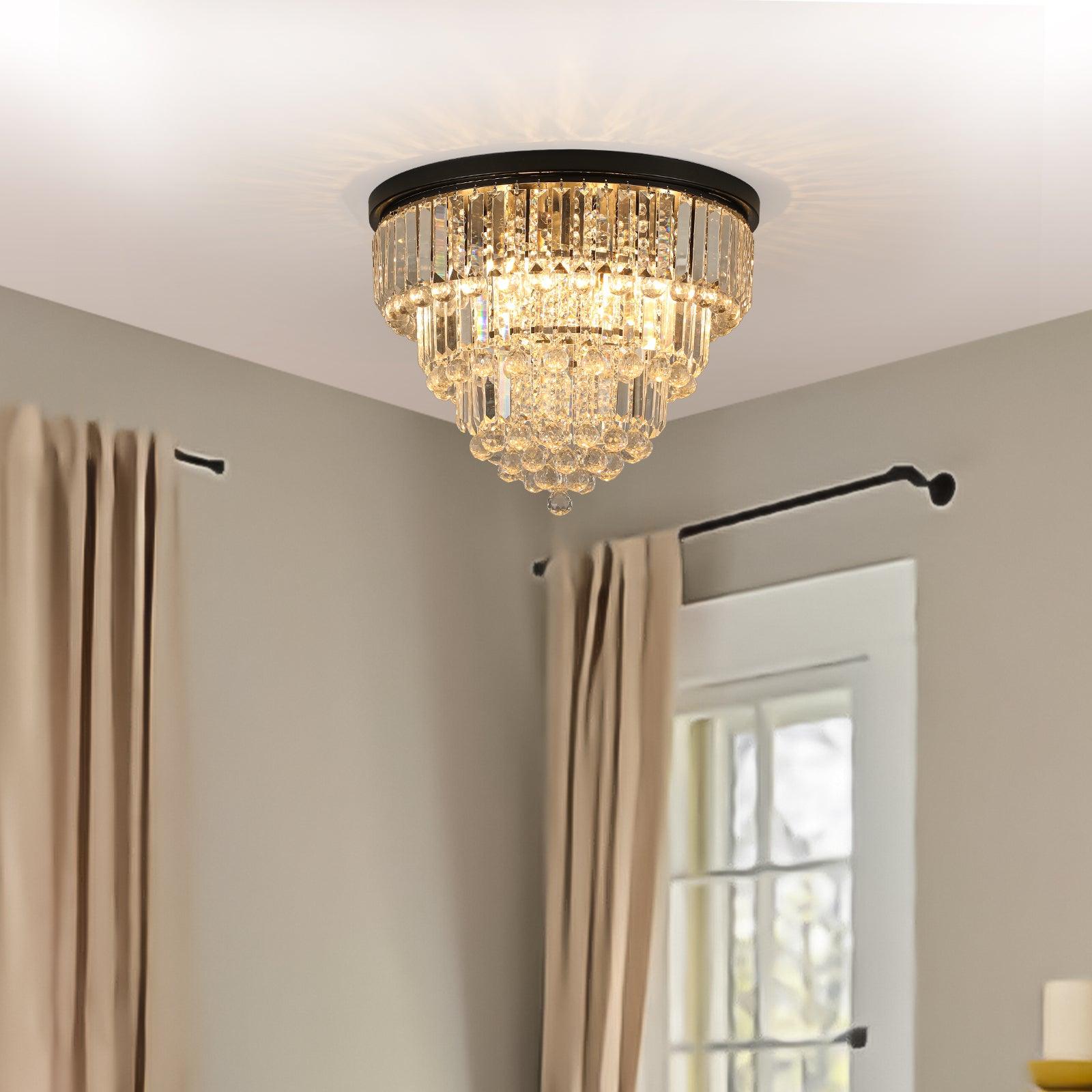 🆓🚛 Luxury Modern Style Crystal Lights, Large Ceiling Chandeliers, Dining Room, Living Room, Bedroom