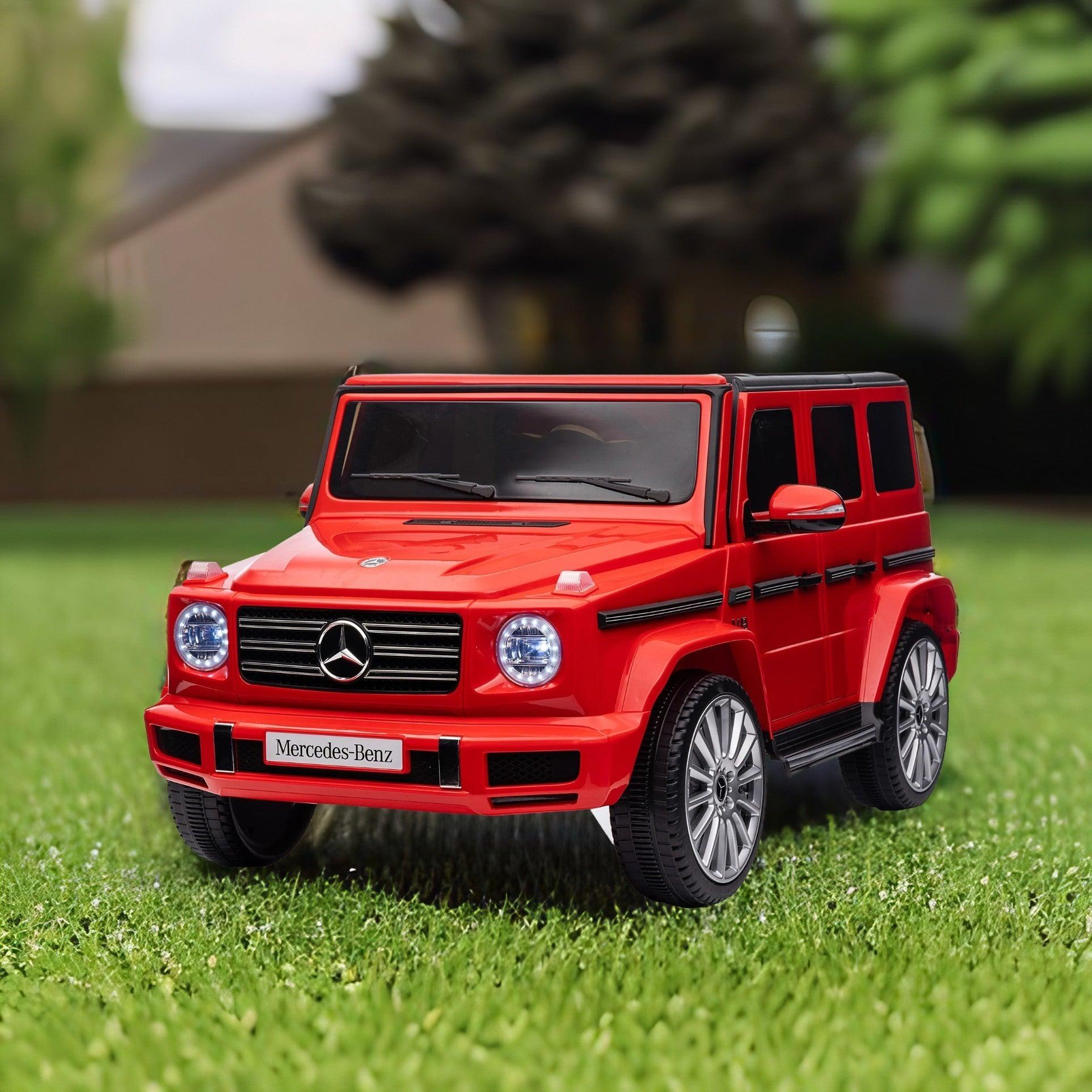 🆓🚛 Licensed Mercedes-Benz G500, 24V Kids Ride On Toy 2.4G W/Parents Remote Control, Electric Car for Kids, Three Speed Adjustable, Power Display, Usb, Mp3, Bluetooth, Led Light, Three-Point Safety Belt