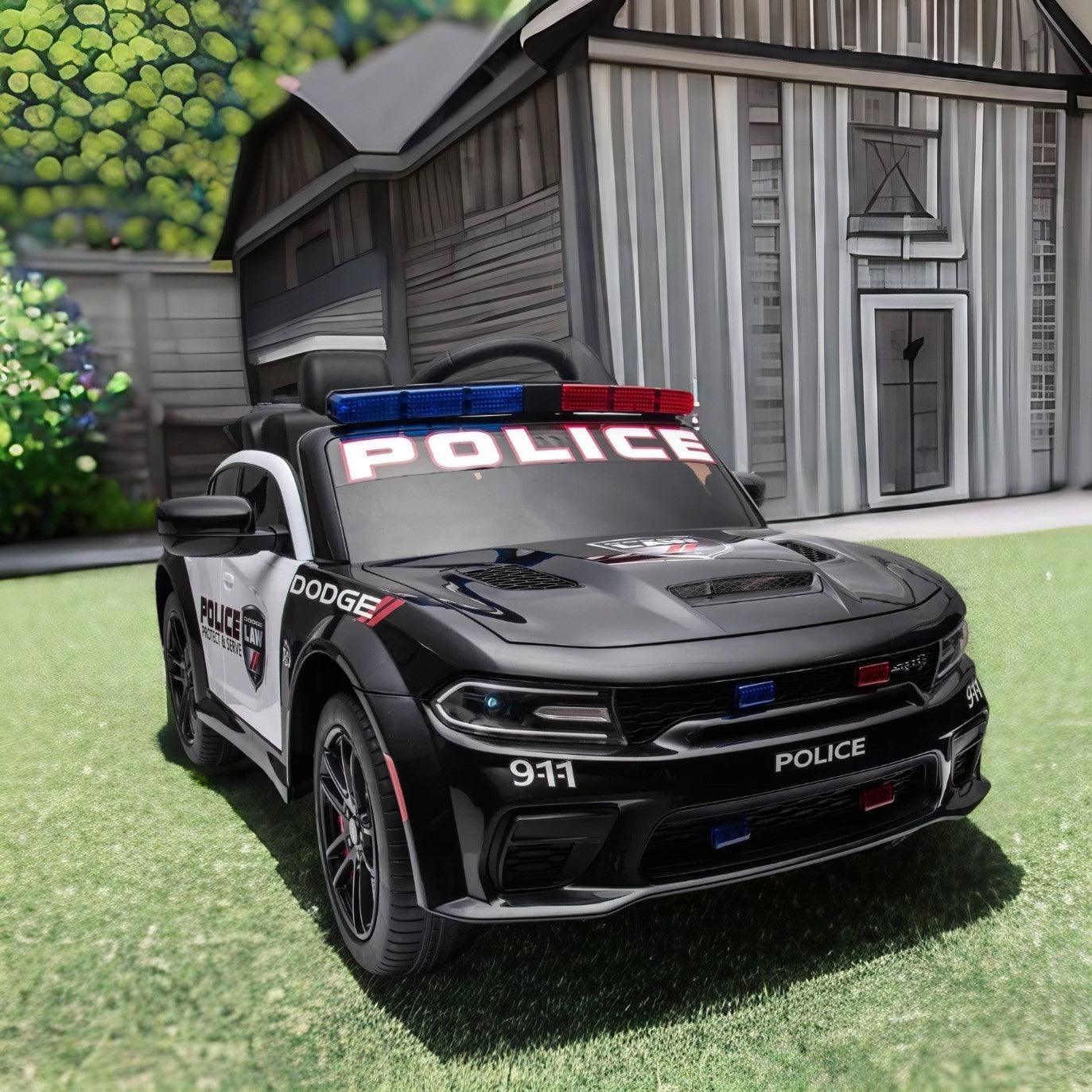 🆓🚛 Licensed Dodge Charger, 12V Kids Ride On Police Car W/Parents Remote Control, Electric Cart for Kids, Three Speed Adjustable, Power Display, Slow Start.Usb, Mp3, Bluetooth, Led Light, Four Wheel Suspension